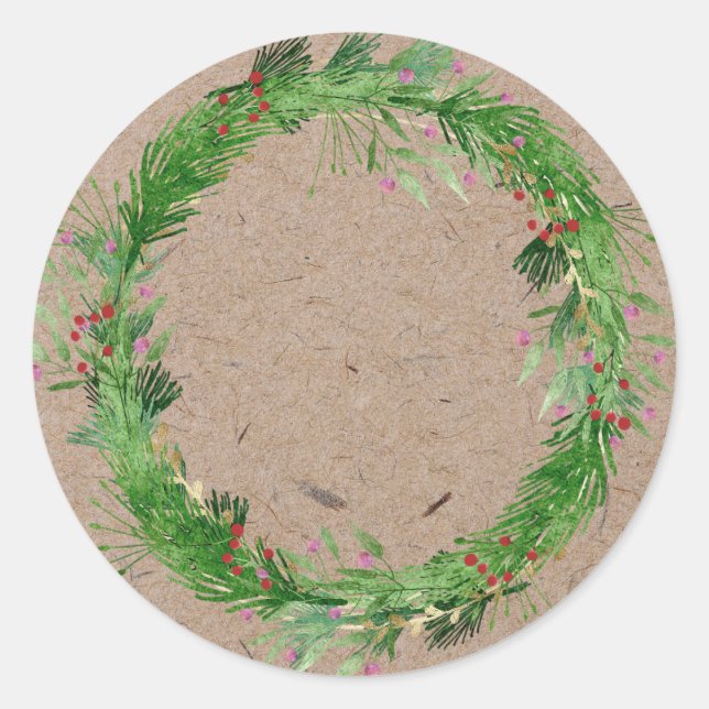 Adesivo Redondo Jam Canning Natal | Homemade Mason Jar (Frente)