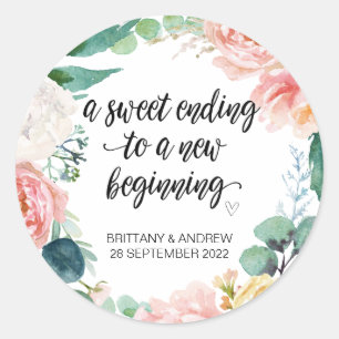 Adesivo Redondo Jam Jar Sweet Do Casamento Do Favor Do Tratado Cl 