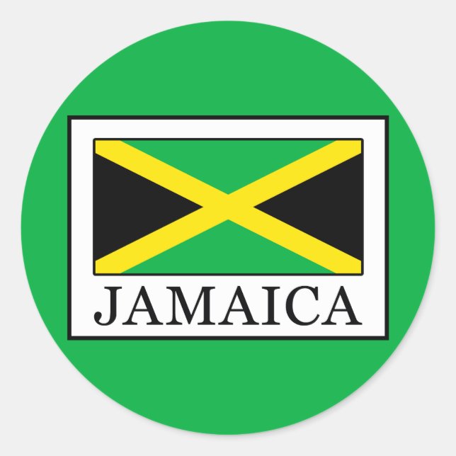 Adesivo Redondo Jamaica (Frente)