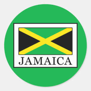 Adesivo Redondo Jamaica