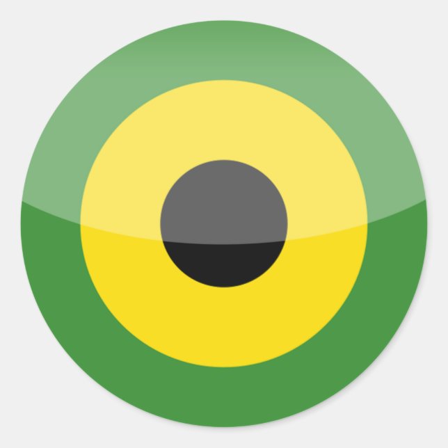 Adesivo Redondo jamaica (Frente)