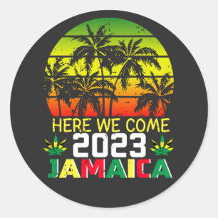 Adesivo Redondo Jamaica 2023