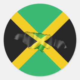 Adesivo Redondo Jamaica Sticker