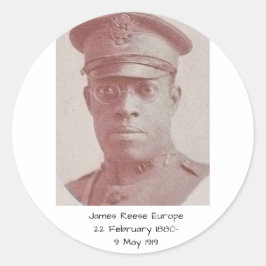 Adesivo Redondo James Reese Europa