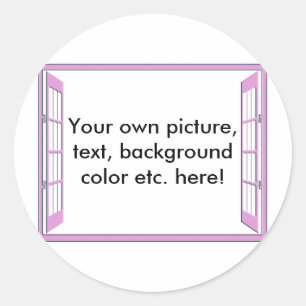 Adesivo Redondo Janela de Oportunidade