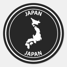 Adesivo Redondo Japão