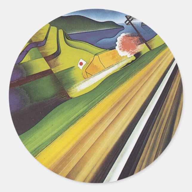 Adesivo Redondo Japão (Frente)