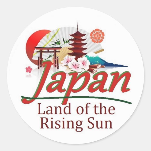ADESIVO REDONDO JAPÃO (Frente)