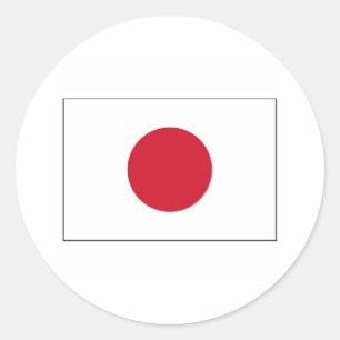 Adesivo Redondo Japão FLAG Internacional