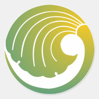 Adesivo Redondo Japonês