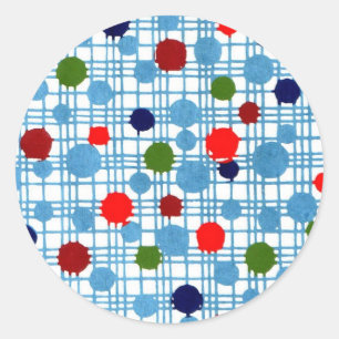 Adesivo Redondo Japoneses retros de Japão 1950 1960 Chiyogami