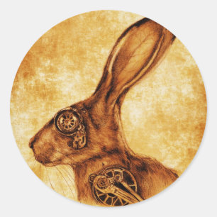 ADESIVO REDONDO JAQUE DE STEAMPUNK