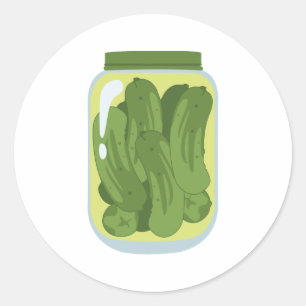 Adesivo Redondo Jar of Pickles
