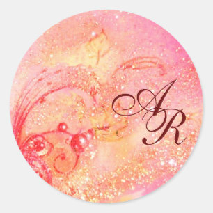 ADESIVO REDONDO JARDIM DAS SOMBRAS PERDIDAS - MONOGRAMA