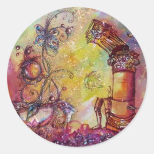 ADESIVO REDONDO JARDIM DAS SOMBRAS PERDIDAS - PLANTA MÁGICA DE BO