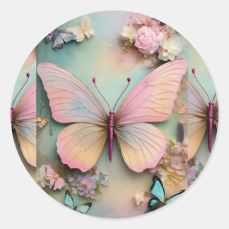 Adesivo Redondo Jardim Encantado