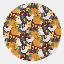 Adesivo Redondo Jardim Fantástico