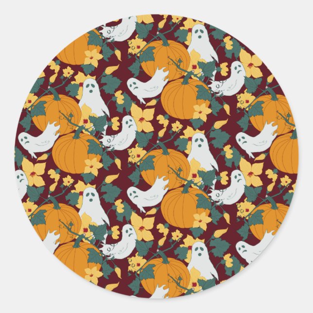 Adesivo Redondo Jardim Fantástico (Frente)