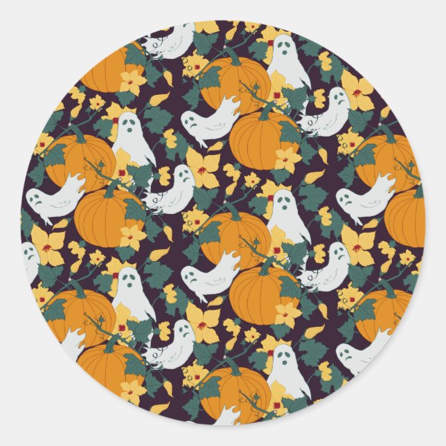 Adesivo Redondo Jardim Fantástico (Frente)