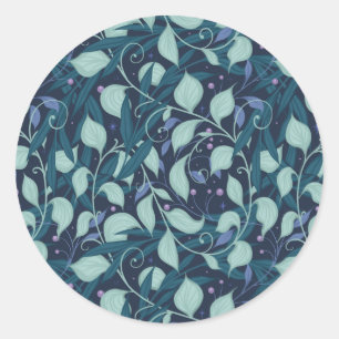 Adesivo Redondo Jardim noturno