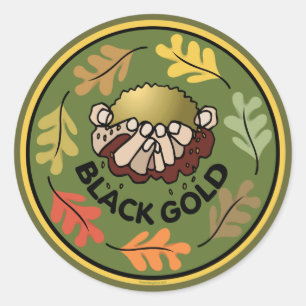 Adesivo Redondo Jardinagem Orgânica - Composto