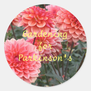 Adesivo Redondo Jardinagem para Parkinson