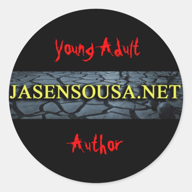 Adesivo Redondo Jasen Sousa.Net Round Sticker (Frente)