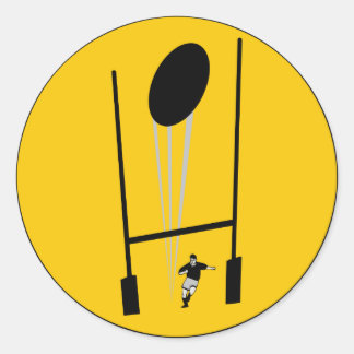 Adesivo Redondo jaune desportivo
