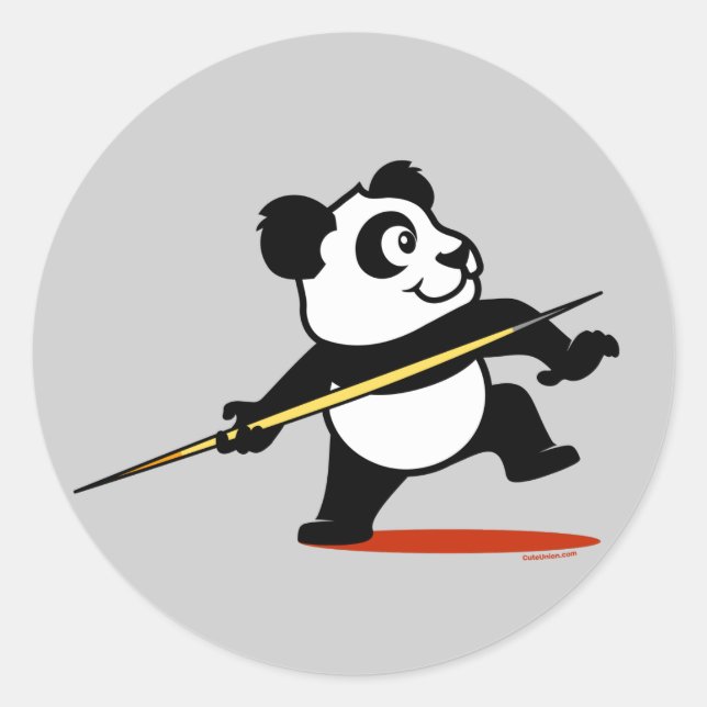 Adesivo Redondo Javelin Panda (Frente)