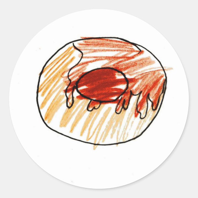 Adesivo Redondo Jaydi: Round Sticker (Frente)