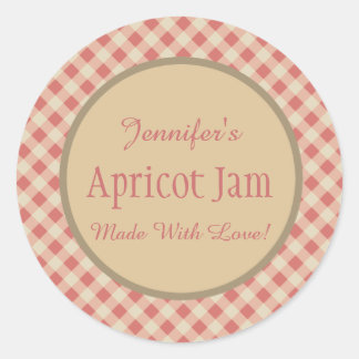 Adesivo Redondo Jelly Jam Custom Jar Baking Bakery