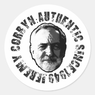 ADESIVO REDONDO JEREMY CORBYN STICKER