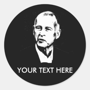 Adesivo Redondo Jerry Brown 2010