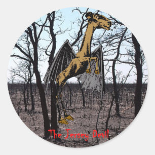 Adesivo Redondo Jersey Devil Sticker