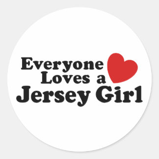 Adesivo Redondo Jersey Girl