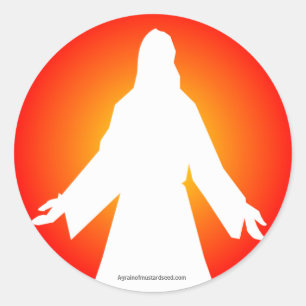 Adesivo Redondo Jesus