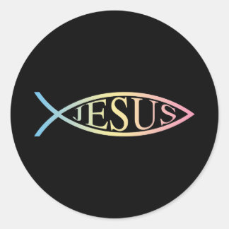 Adesivo Redondo Jesus
