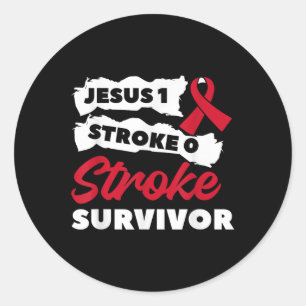 Adesivo Redondo Jesus 1 Traço 0 Survivência de Curso Sensibilizaçã