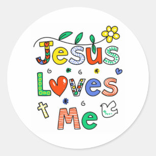 Adesivo Redondo Jesus ama-me