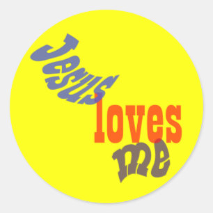 Adesivo Redondo Jesus ama-me