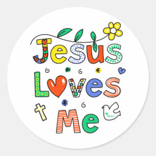 Adesivo Redondo Jesus ama-me
