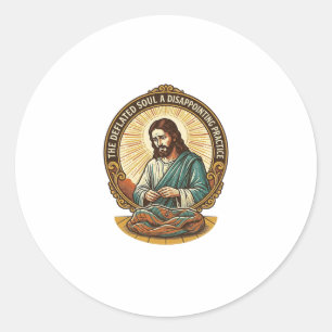 Adesivo Redondo Jesus Desinflou completamente Bola de Yoga Chata H