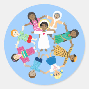 Adesivo Redondo Jesus é amor