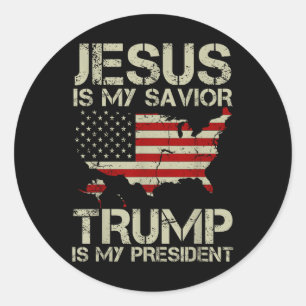 Adesivo Redondo Jesus É Meu Tambor De Salvador É Minha Camisa De P