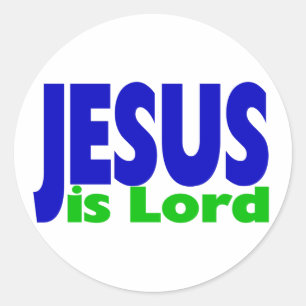 Adesivo Redondo Jesus é o Senhor