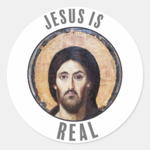 Adesivo Redondo Jesus é real
