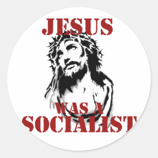 Adesivo Redondo Jesus era socialista