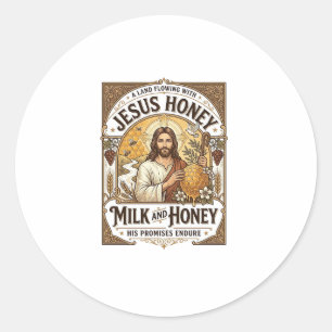 Adesivo Redondo Jesus Mel Mel E Mel Jesus Mel Mel E Mel