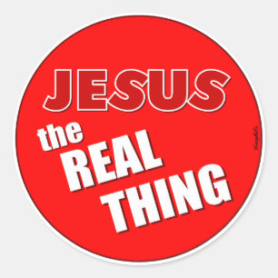Adesivo Redondo Jesus: o autêntico