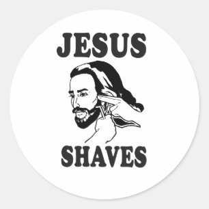 ADESIVO REDONDO JESUS SHAVES